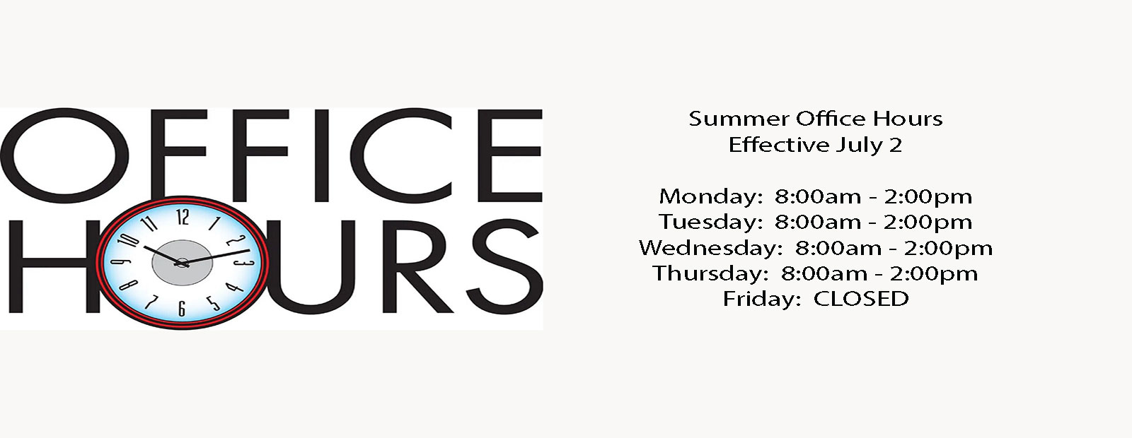 Summer Office Hours